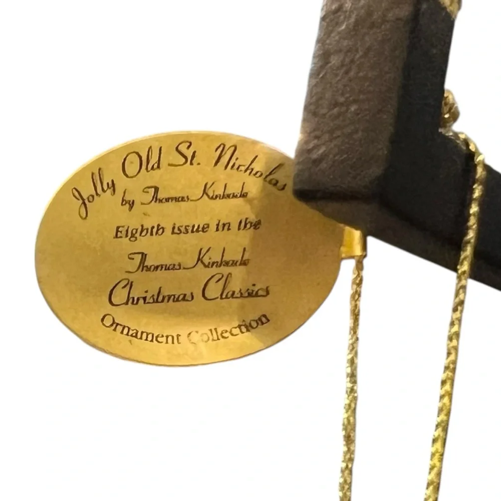 Thomas Kinkade Bradford Exchange Christmas‎ Ornament 3 Trees Heirloom Victorian